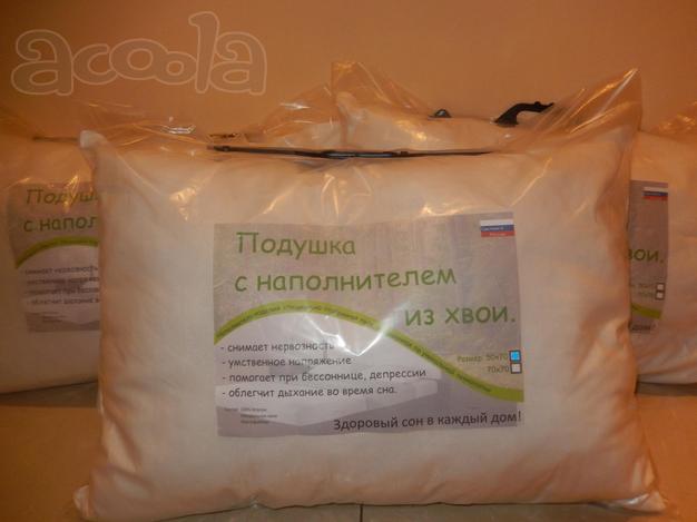 Подушка с наполнителем из хвои 50х70